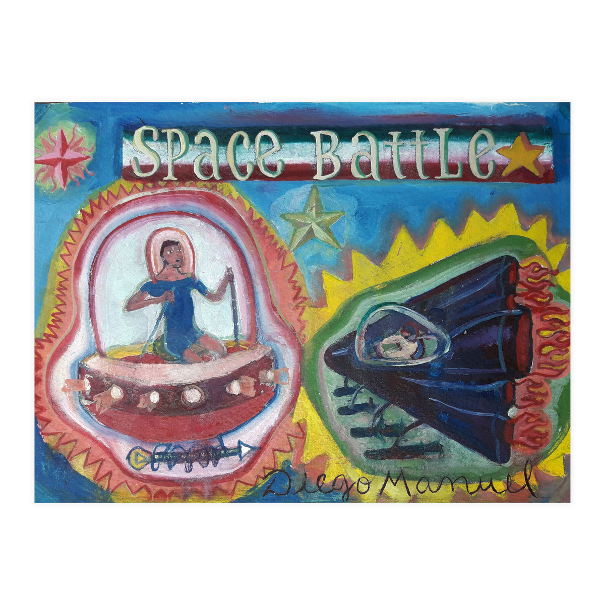 Space Battle 2 (Print Only)