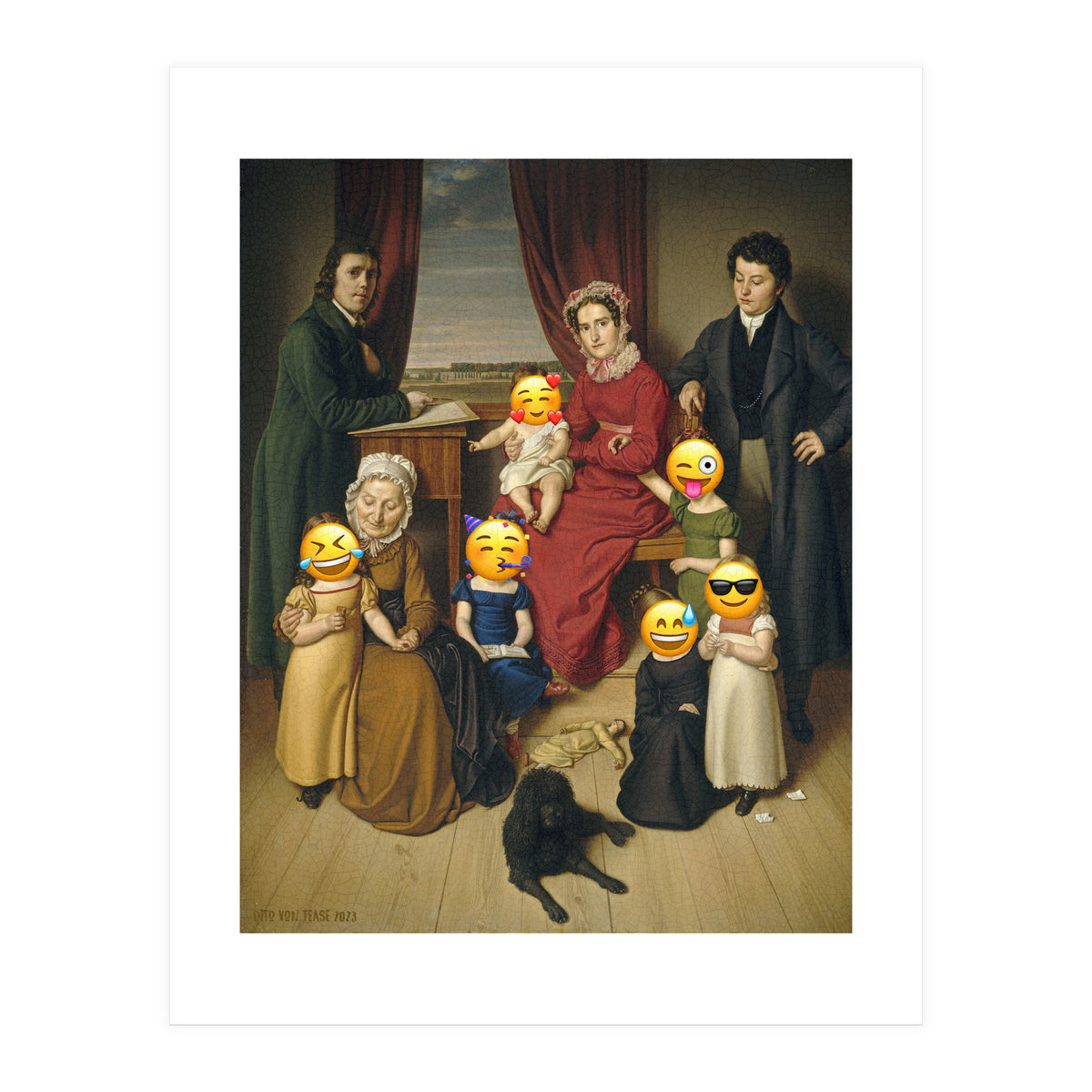 Emoji painting 7 (Print Only)