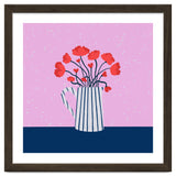 Poppies – pink and blue thumbnail