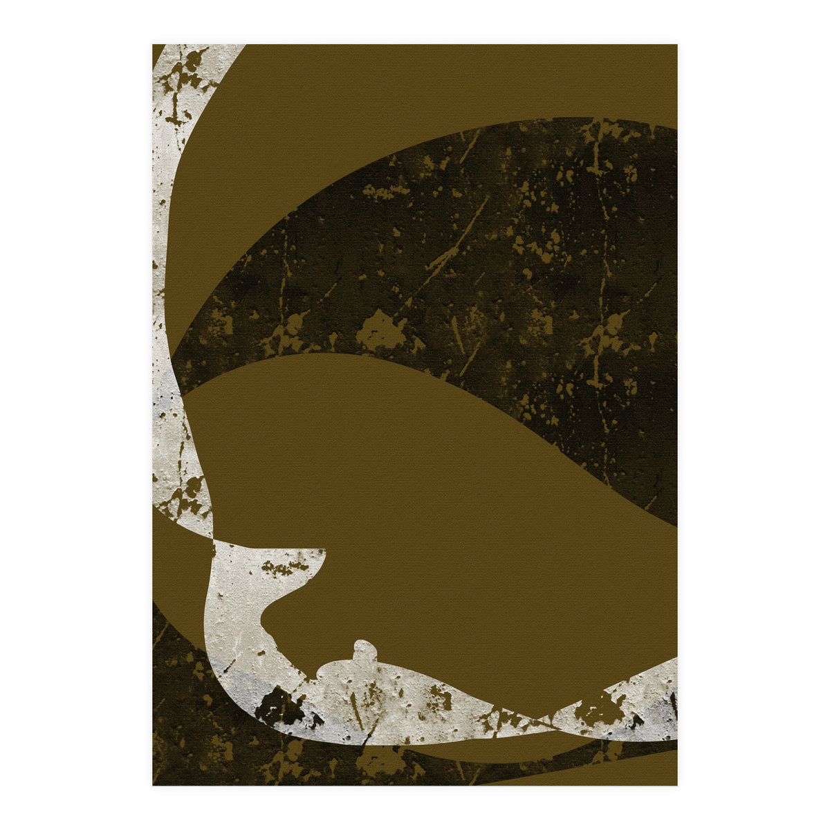 Black and White Rough Scratches (Print Only)