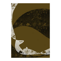 Black and White Rough Scratches (Print Only)