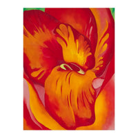 Georgia O’Keeffe – Canna Red and Orange (1926) | Vibrant Modernist Floral Painting in Bold Organic Forms (Print Only)