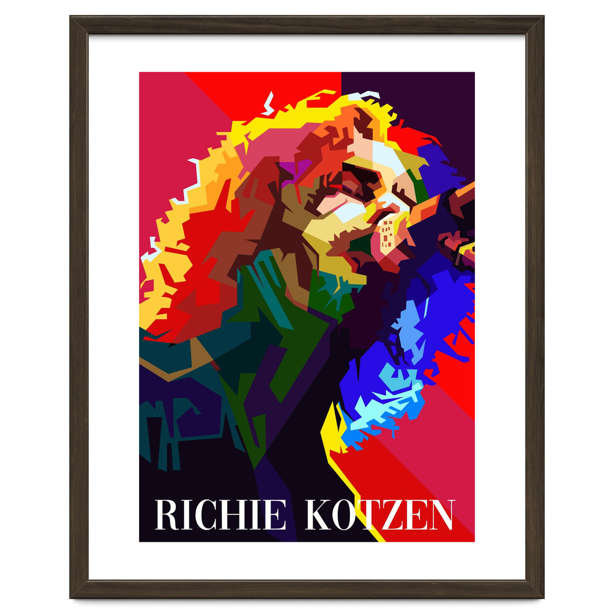 Richie Kotzen American Guitarist Singer Pop Art WPAP