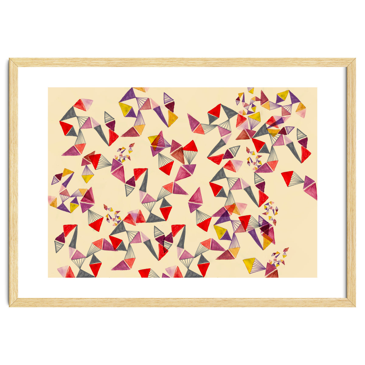 Watercolour Geometric Shapes