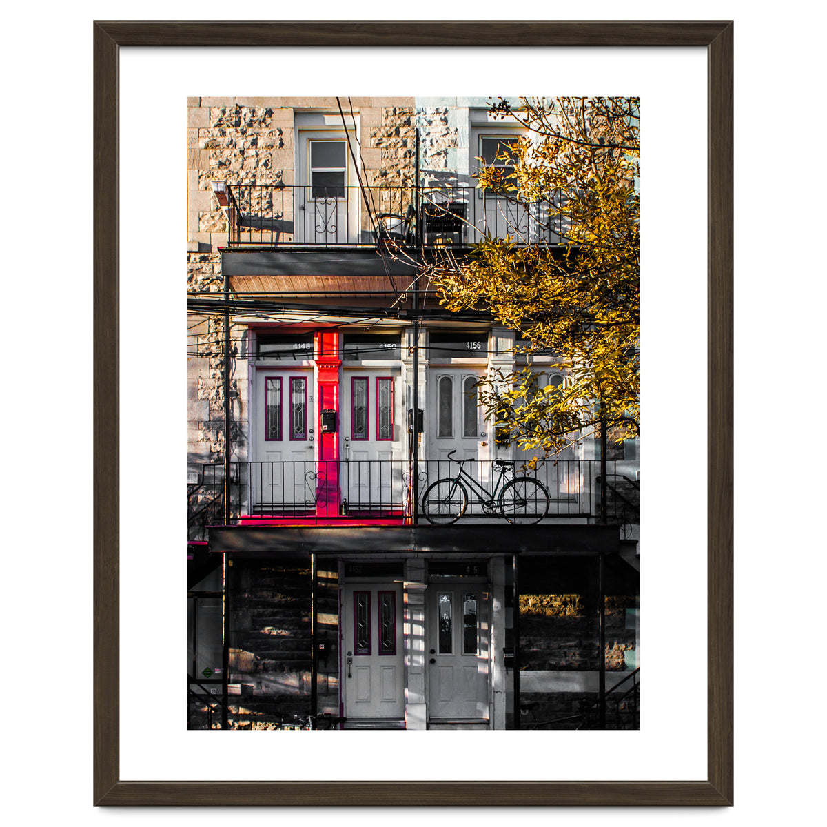 Montreal Bicycle Balcony No 1 Color Version