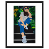 A Girl Sitting On A Step thumbnail