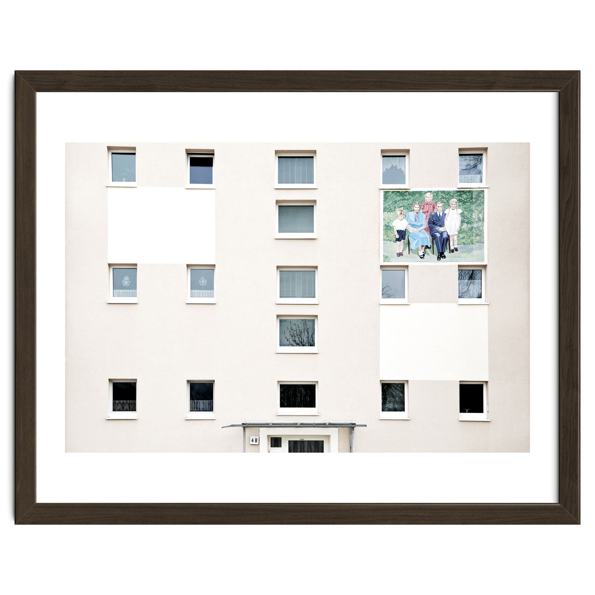 Family Painting on the wall of the residential