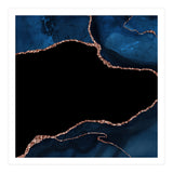 Navy & Rose Gold Agate Texture 04 (Print Only) thumbnail