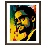 Malcolm X Colorful Abstract Art thumbnail