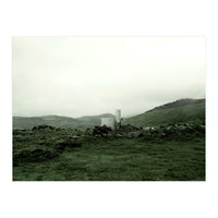 Tank in the grassland - Iceland (Print Only)