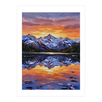 Alpenglow Reflections (Print Only)