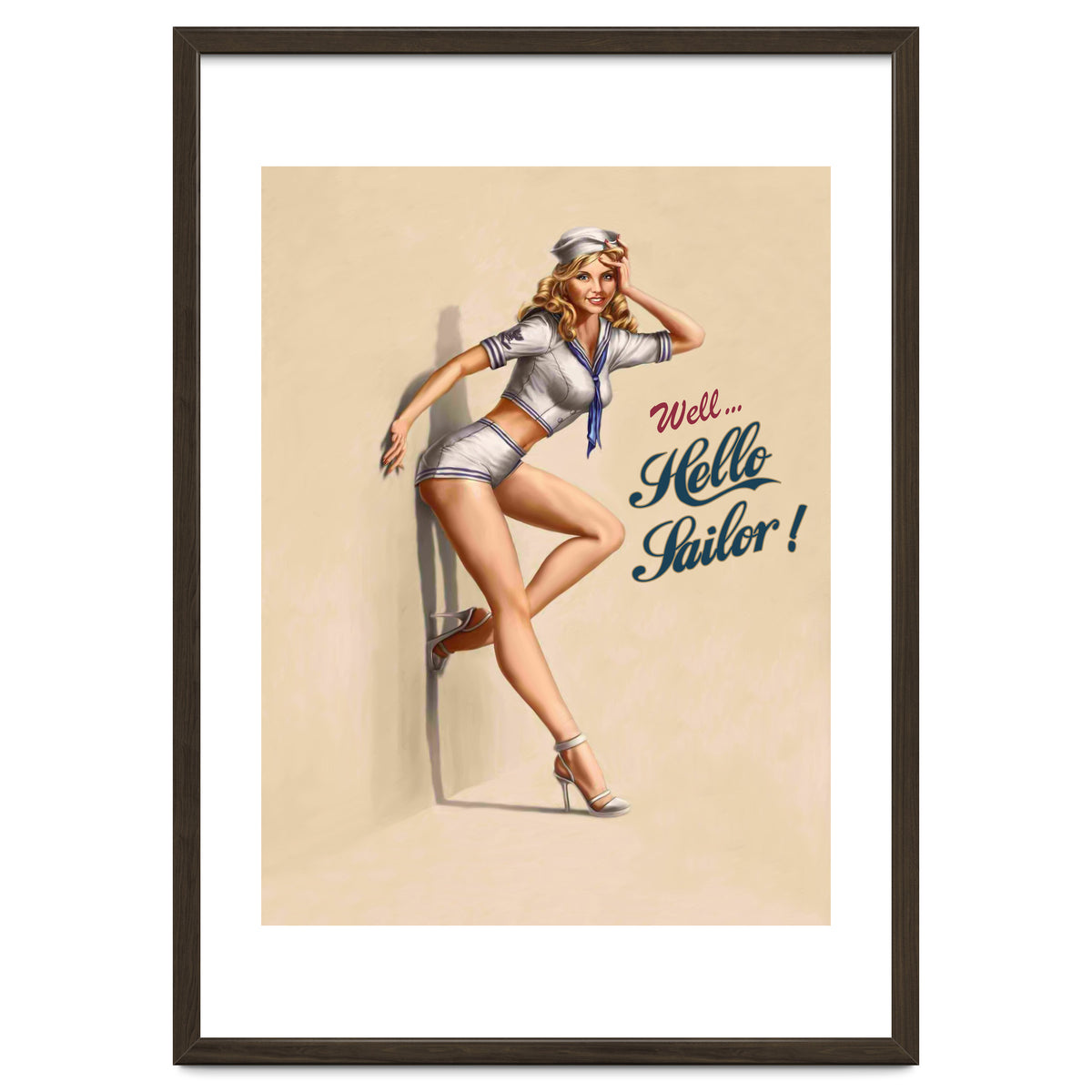 Hallo Sailor Pinup Girl