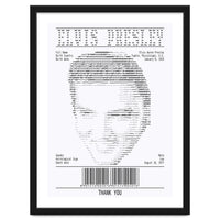 Receipt Art Elvis Presley