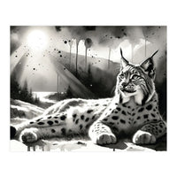 Lynx Resting In Sunlight (Print Only)