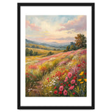 Serene Wildflower Meadow at Sunset Oil Painting thumbnail