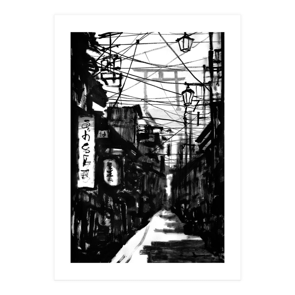Black Street (Print Only)