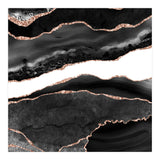 Black & Rose Gold Agate Texture 08  (Print Only) thumbnail