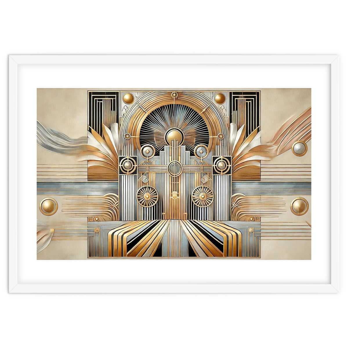 Art Deco Gold Architecture