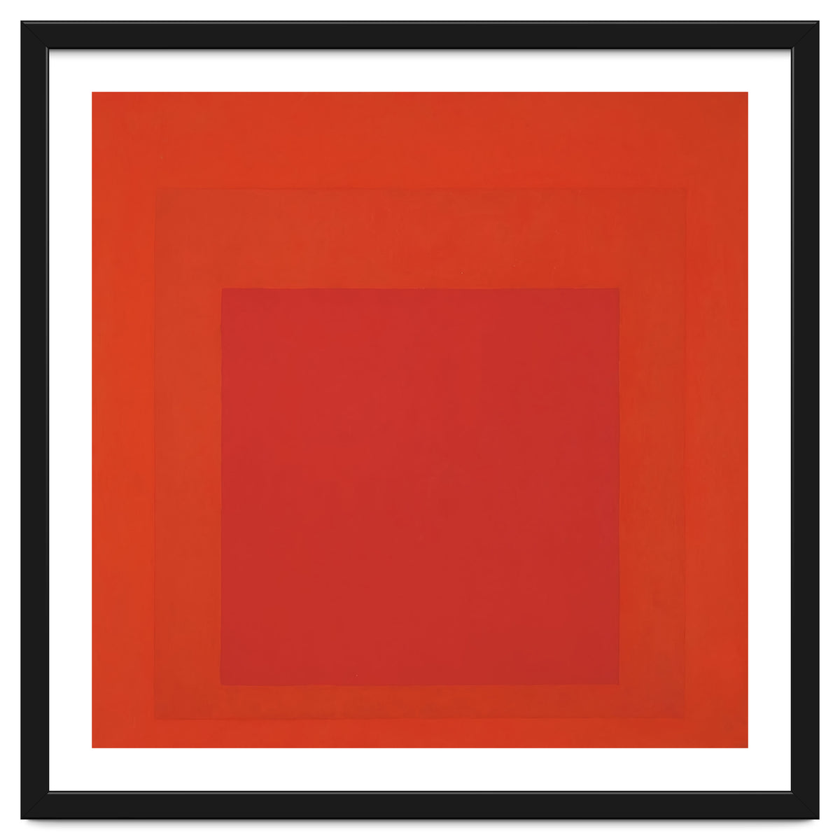 JOSEF ALBERS - HOMAGE TO THE SQUARE RED