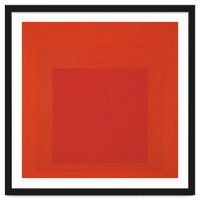 JOSEF ALBERS - HOMAGE TO THE SQUARE RED