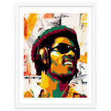 Stevie Wonder Colorful Abstract Retro Art thumbnail
