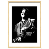Cannonball Adderley American Jazz Saxophonist in Grayscale thumbnail