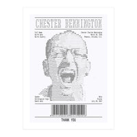 Receipt Art Chester Bennington (Print Only)