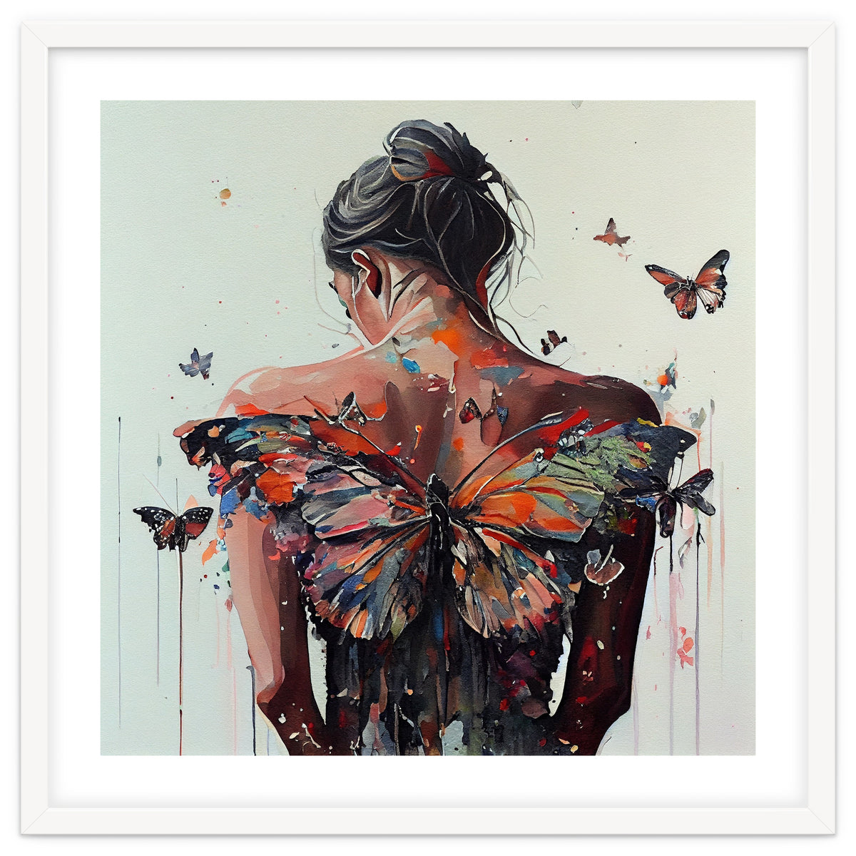 Powerful Butterfly Woman Body #5