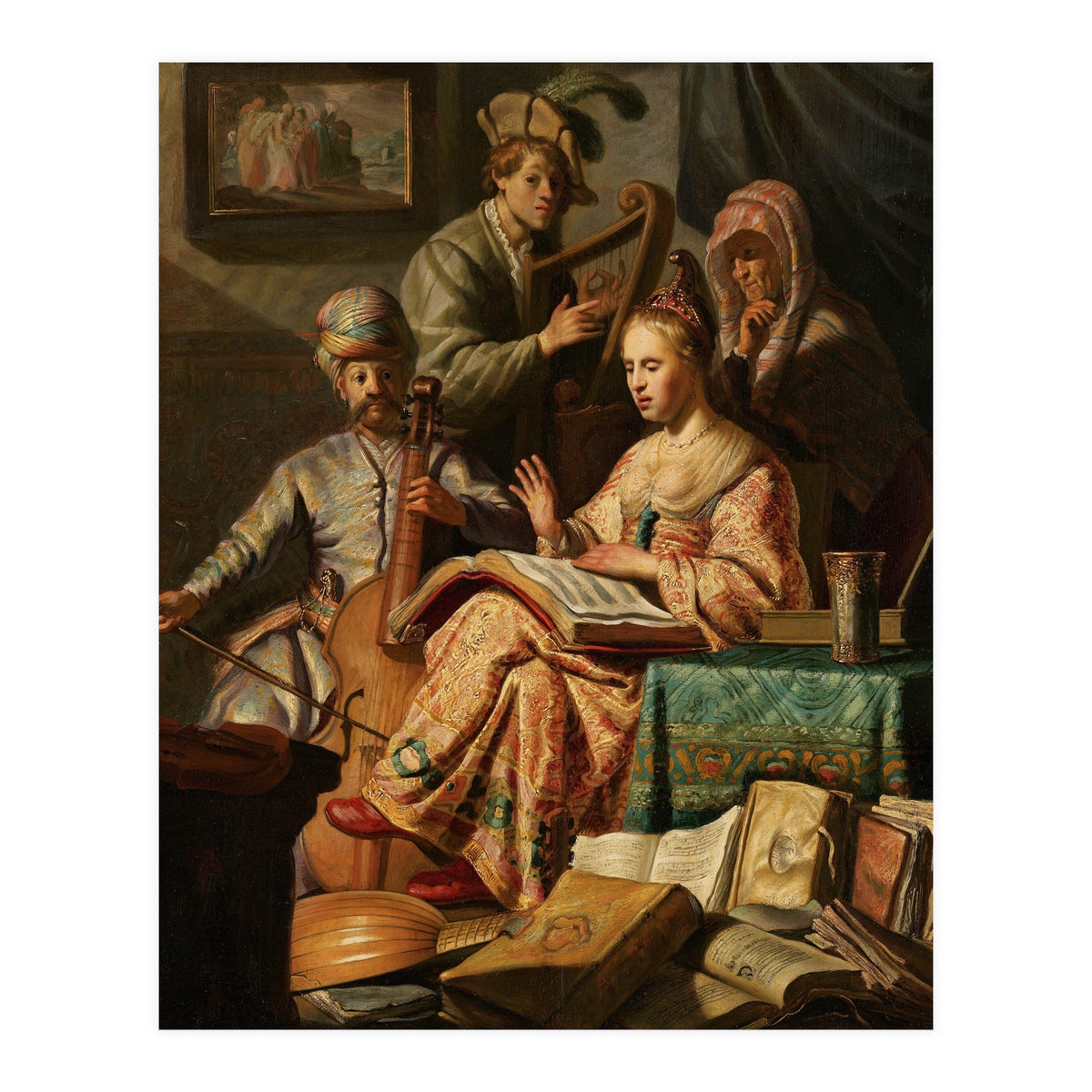 Musical Company – Rembrandt (1626) (Print Only)