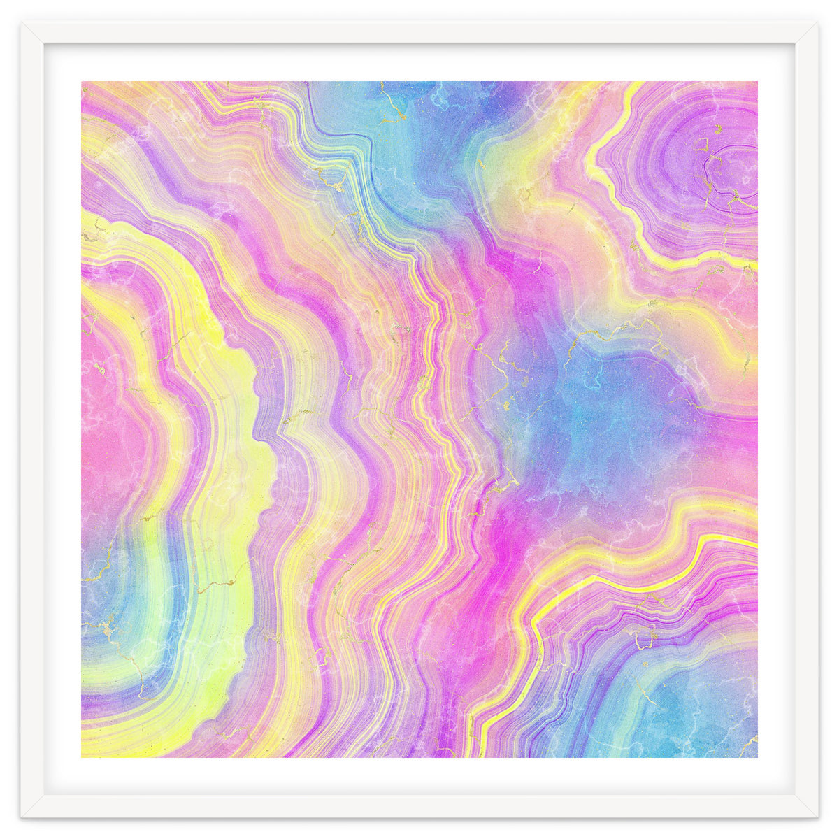 Neon Agate Texture 08