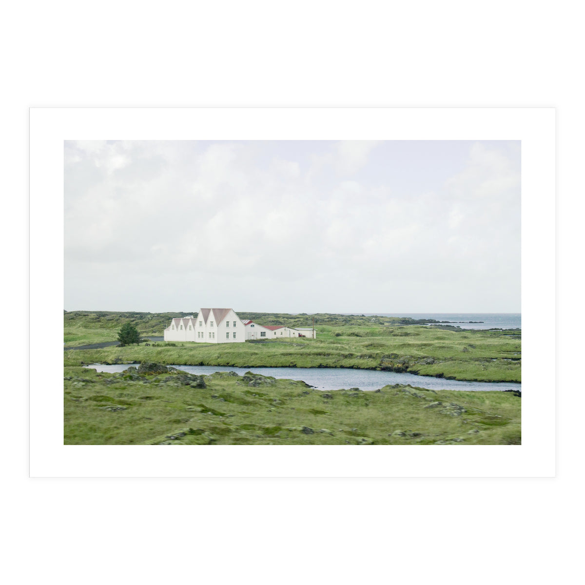 House in the green field - Iceland (Print Only)