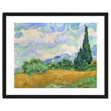 Wheat Field with Cypresses. thumbnail