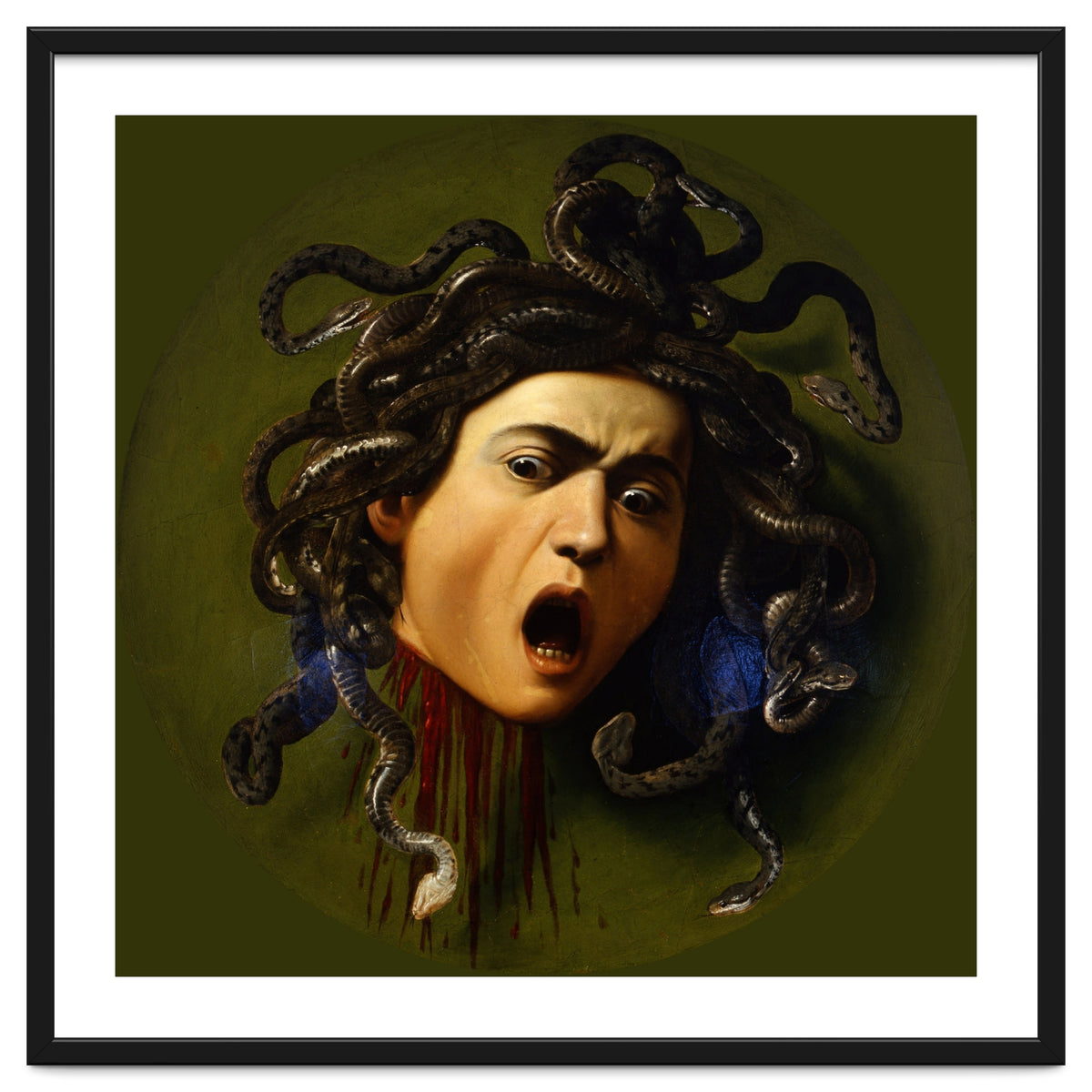 Caravaggio – Medusa | Baroque Mythological Painting Head of Medusa