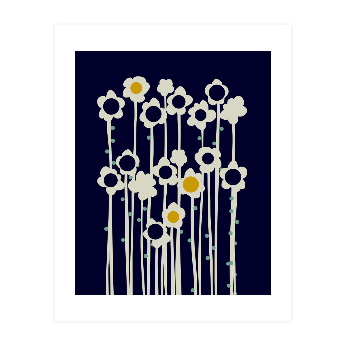 expectant iteration winter sun flowers (Print Only)