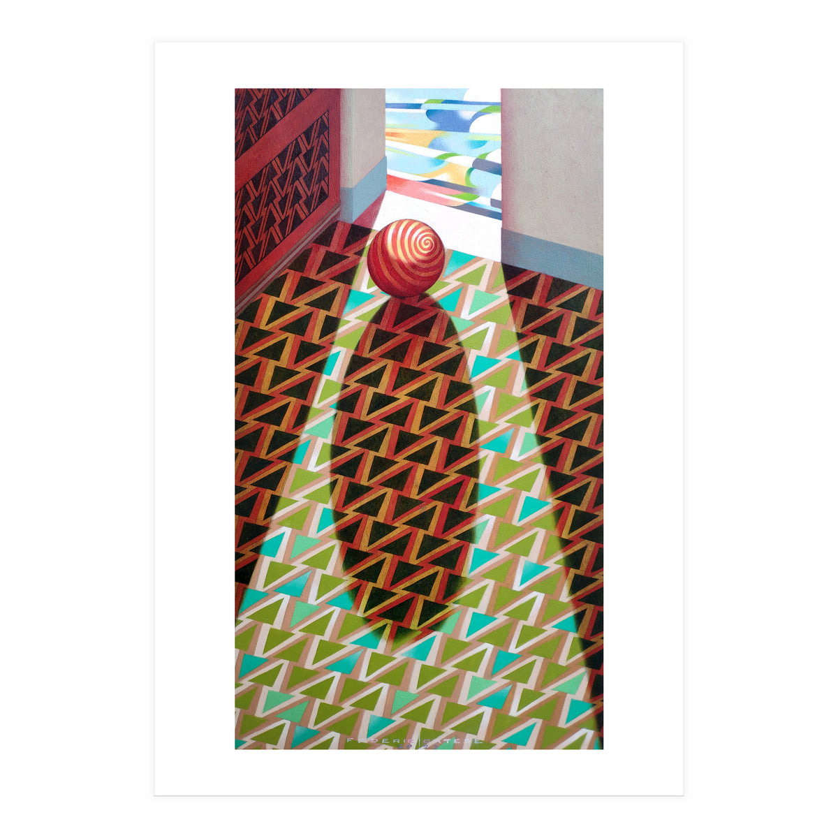 The entrance of the church (Print Only)