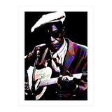 Lightnin' Hopkins American Country Blues Musician legend Colorful Art (Print Only) thumbnail