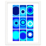 Circles & Rectangles Alt Blue 3 X 3: 1 thumbnail