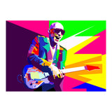 Joe Satriani Rock Guitar Instrumental Pop Art WPAP   (Print Only) thumbnail