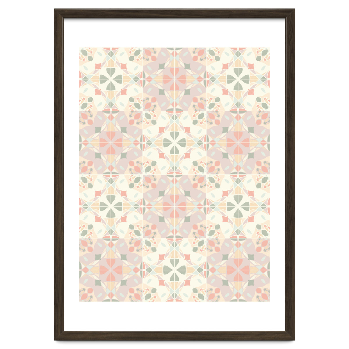 Stained Glass Pastels Tiles