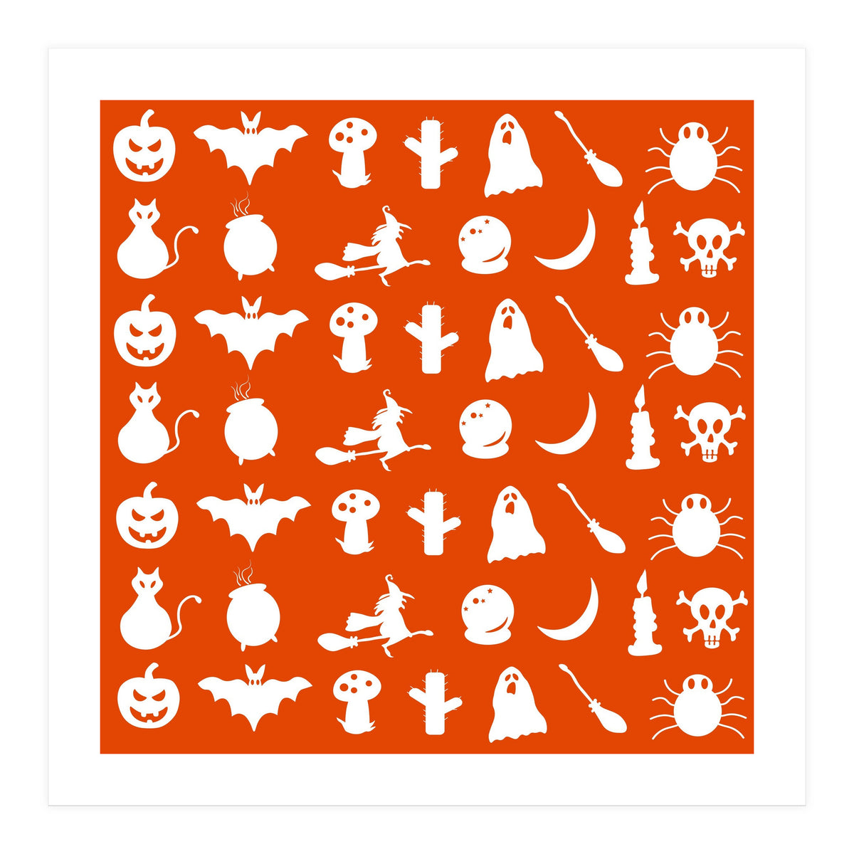 Halloween Icons Pattern (Print Only)