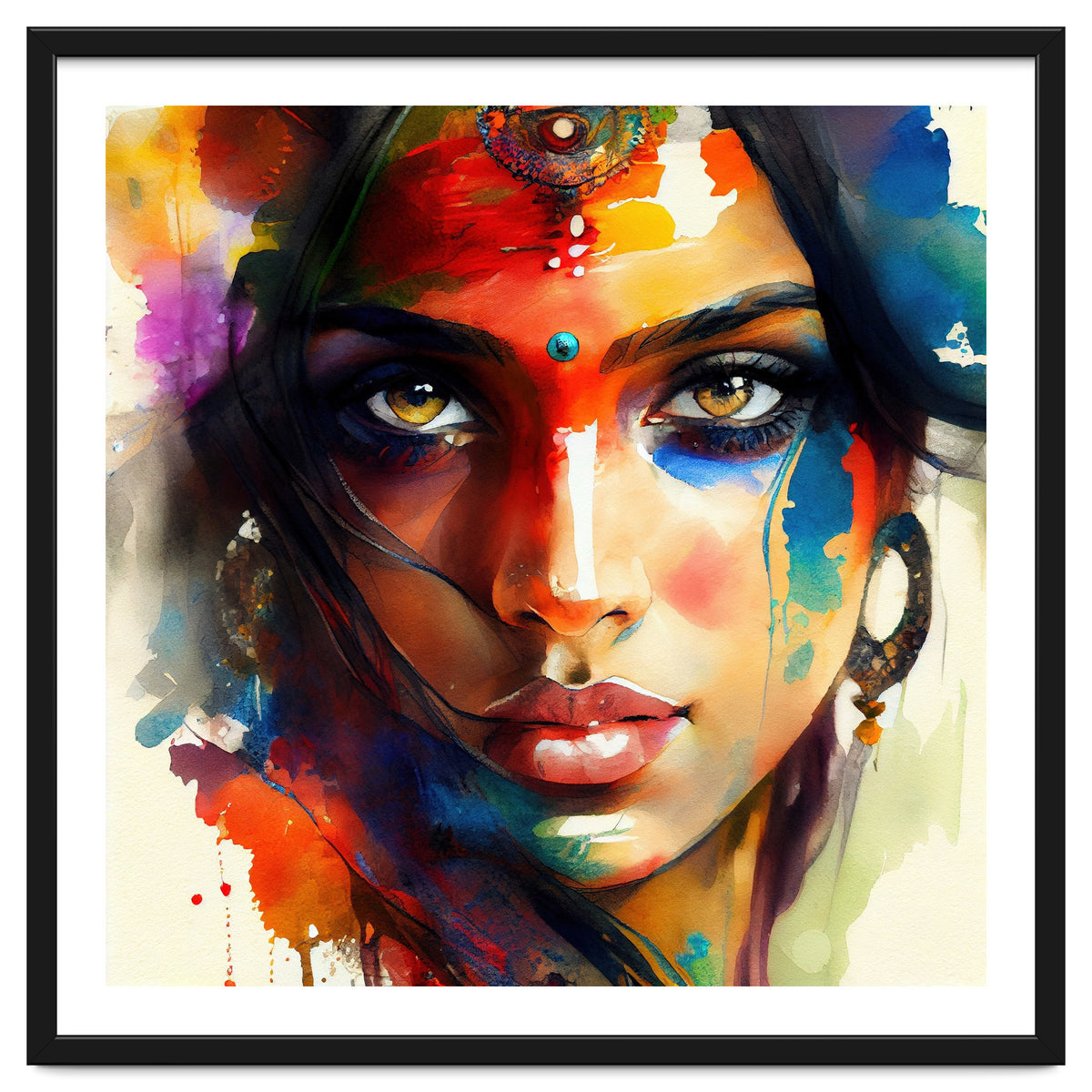 Radiant Bindi Hindu Portrait