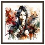 Phoenix Spirit Asian Warrior Portrait thumbnail