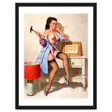 Hot Pinup Girl With A Hammer thumbnail