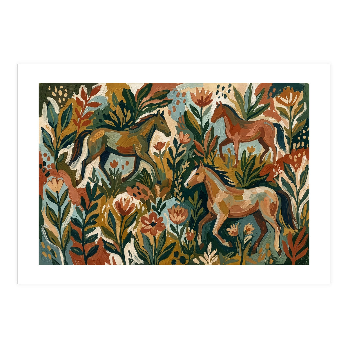 Galloping Meadow Serenity (Print Only)