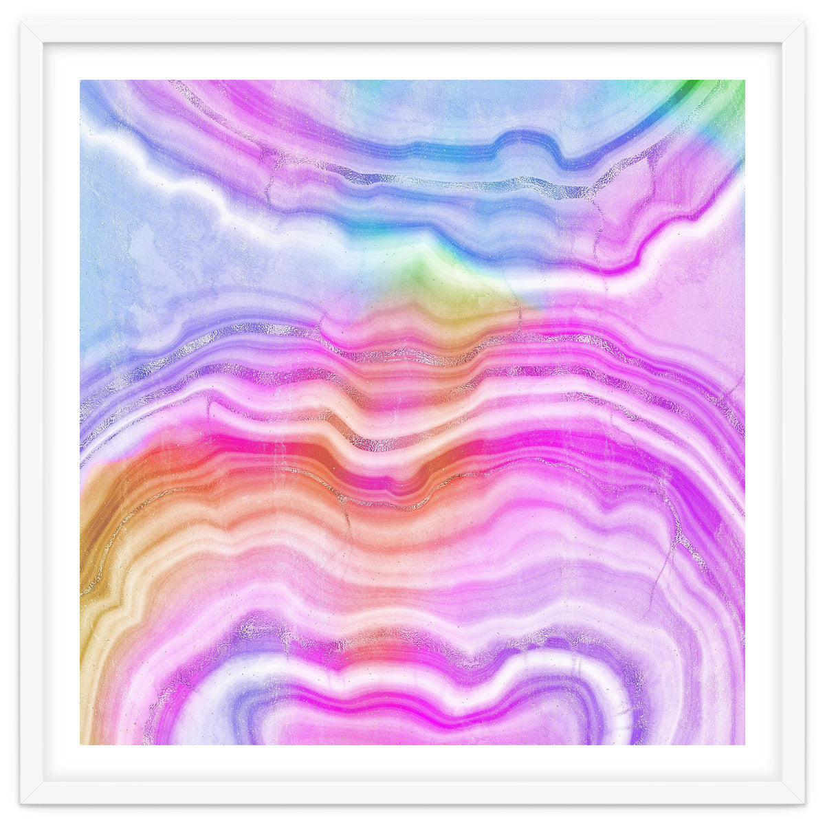 Neon Agate Texture 03
