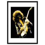Jimmy Page American Rock Band Guitarist Legend in Pop Art thumbnail