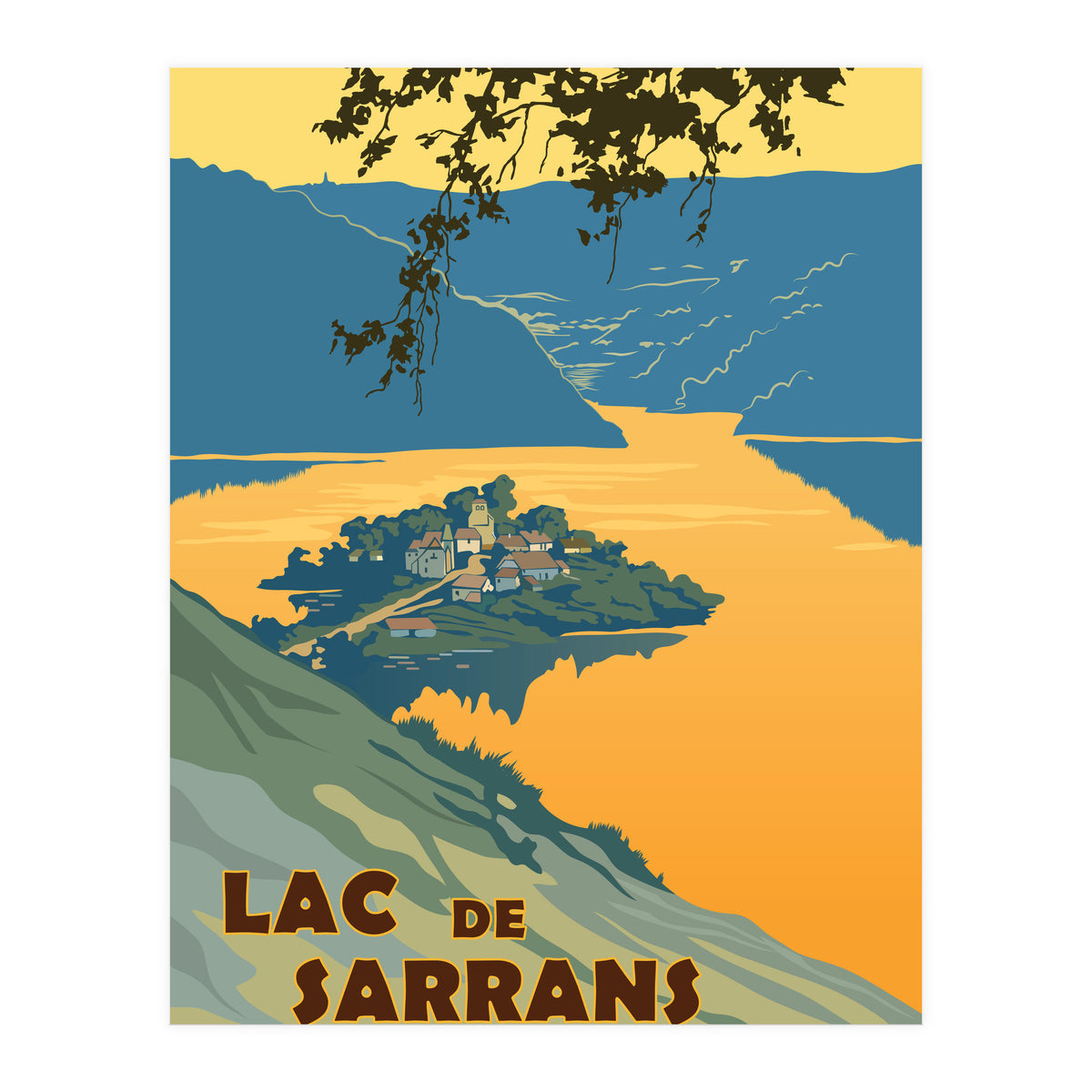 Lac De Sarrans (Print Only)