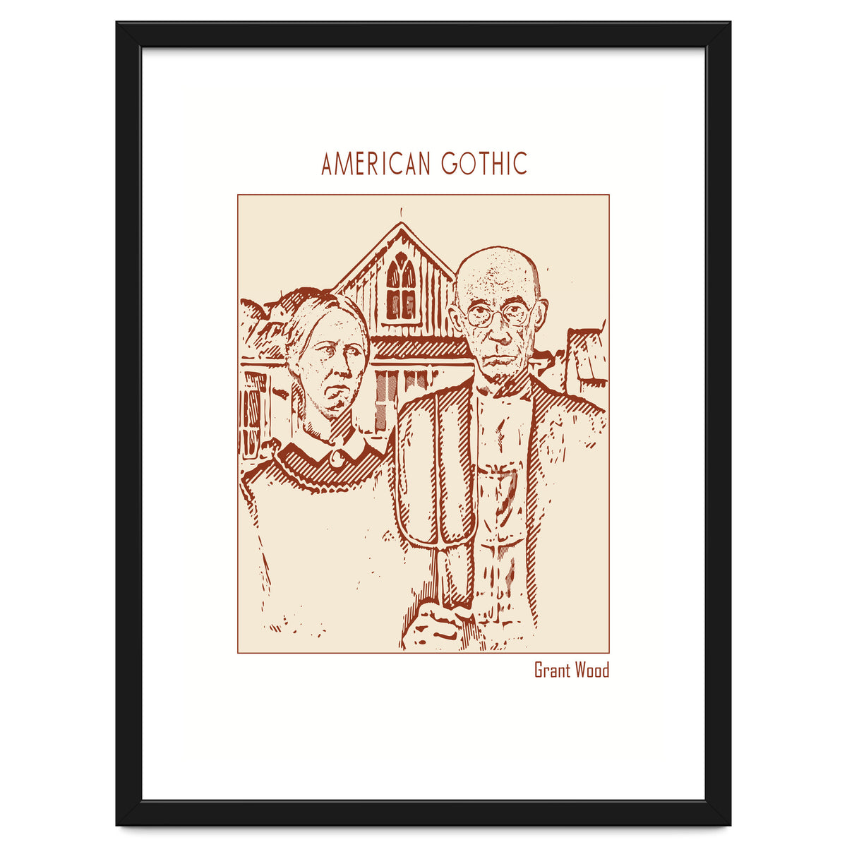 American Gothic – Grant Wood