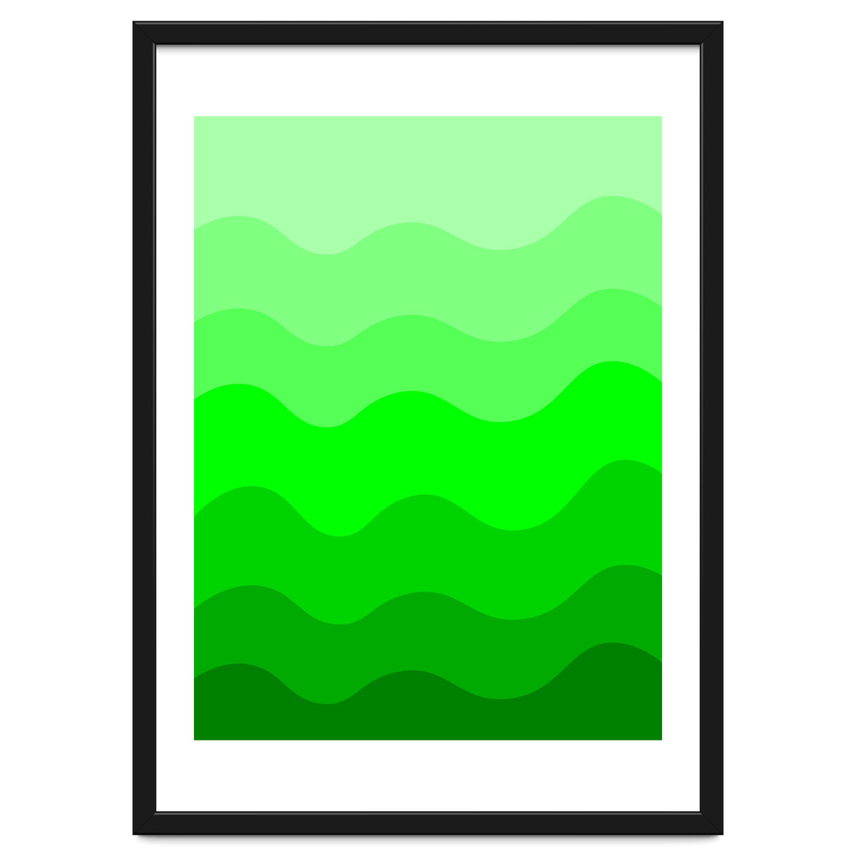 Green gradient design