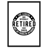 The Legend Has Officially Since 2025 Funny Retirement thumbnail